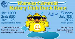 Warsop Carnival Duck Race